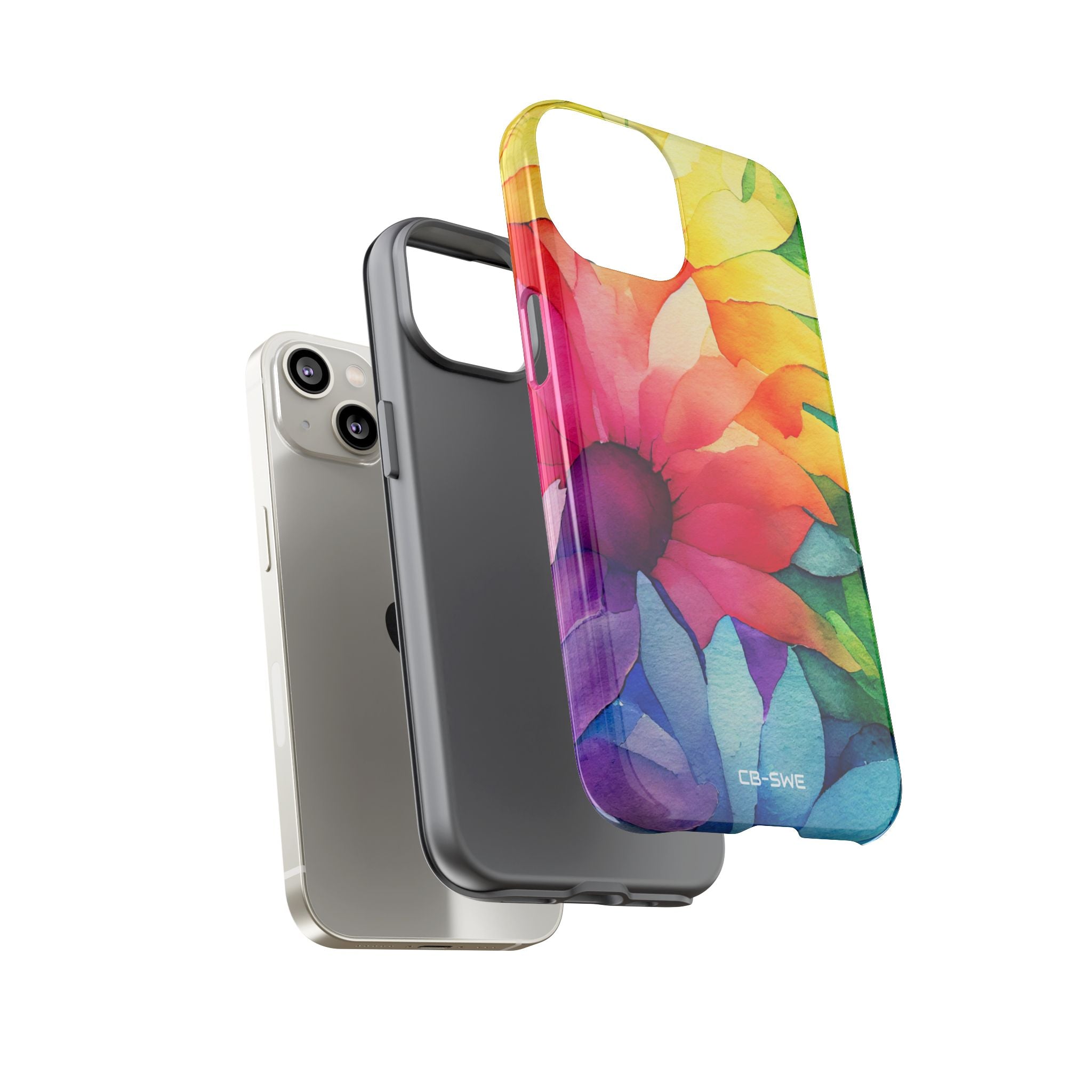 Vibrant Floral Symphony - iPhone Case