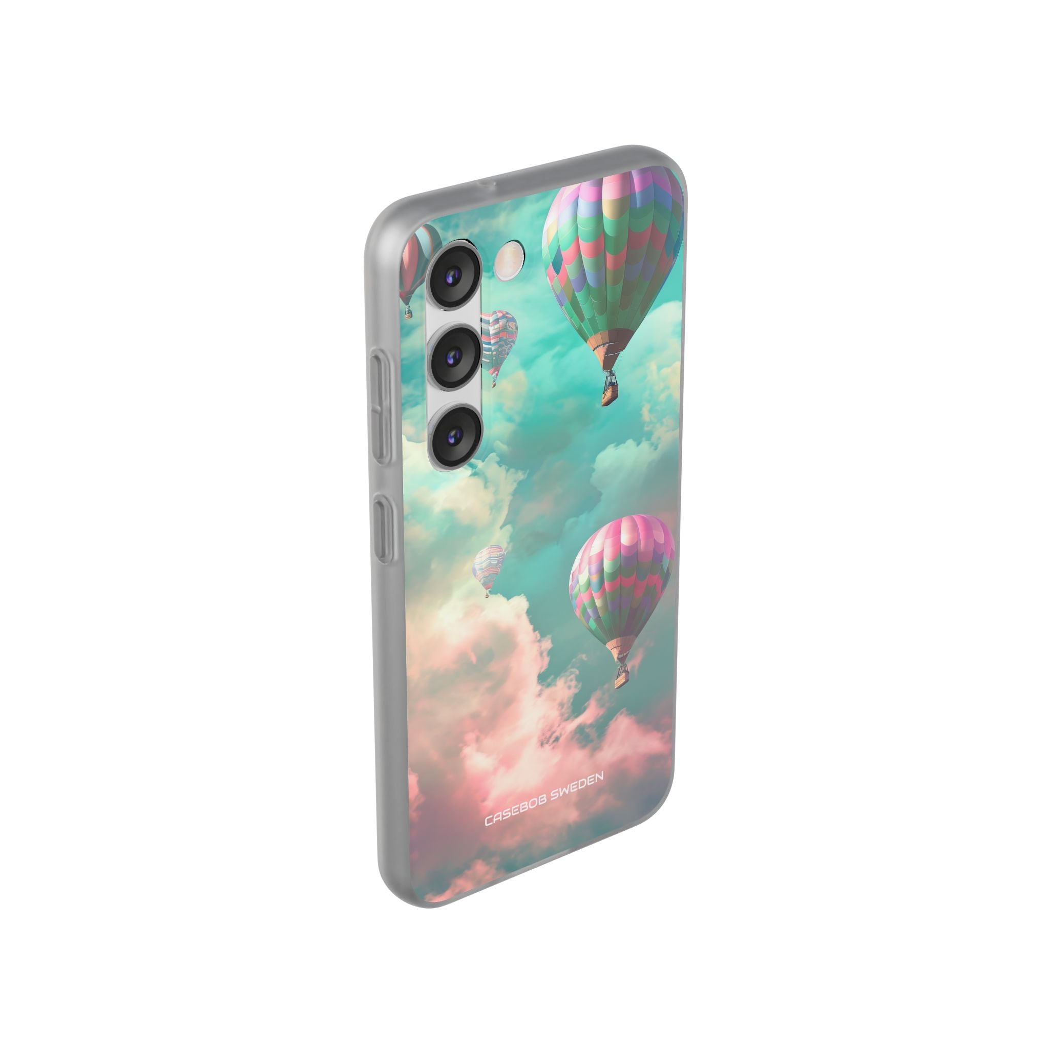 Pastel Balloon Adventure - Flexi Samsung S23 Phone Case