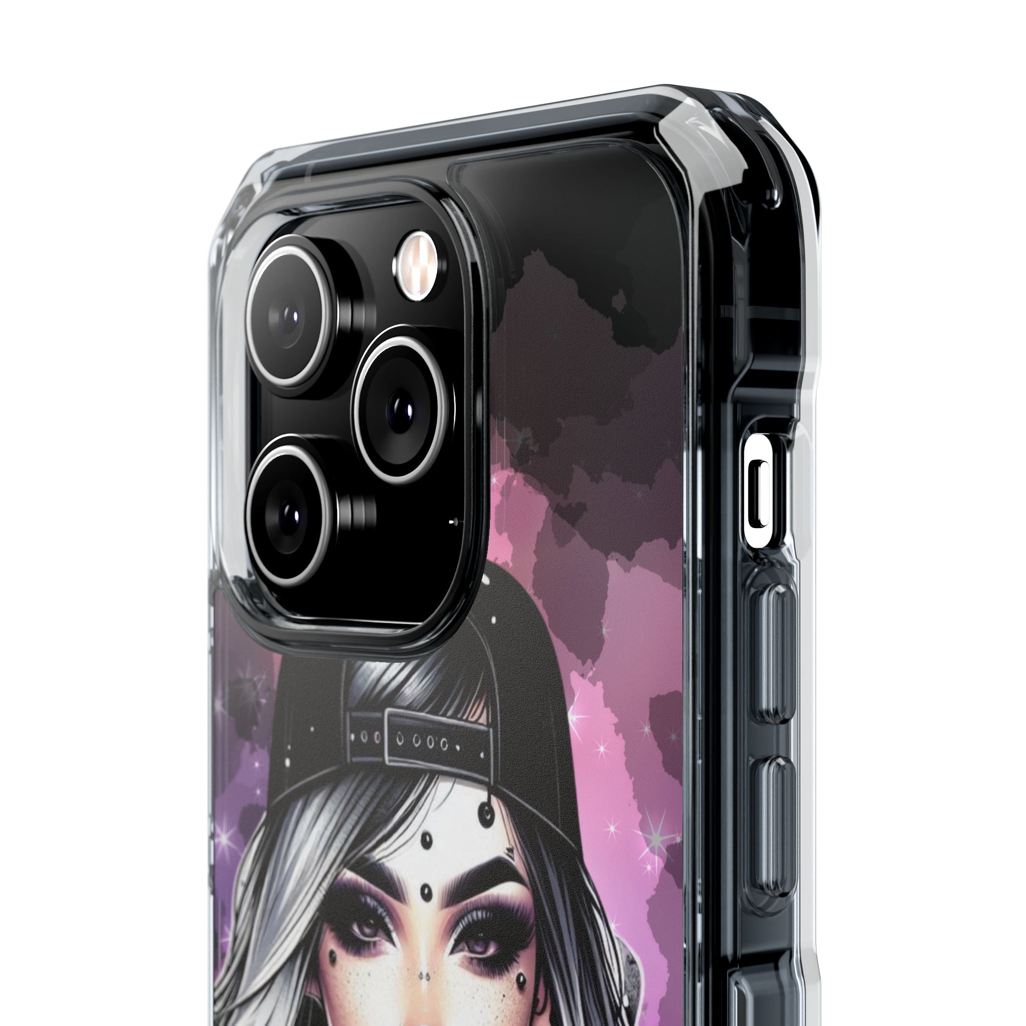 Silver Sip Nebula iPhone 14 Pro Case - Impact
