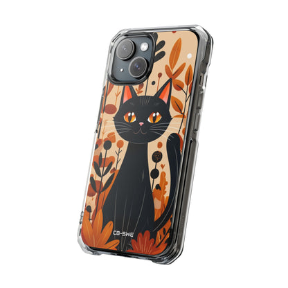 Autumnal Cat Whimsy iPhone Case - Impact