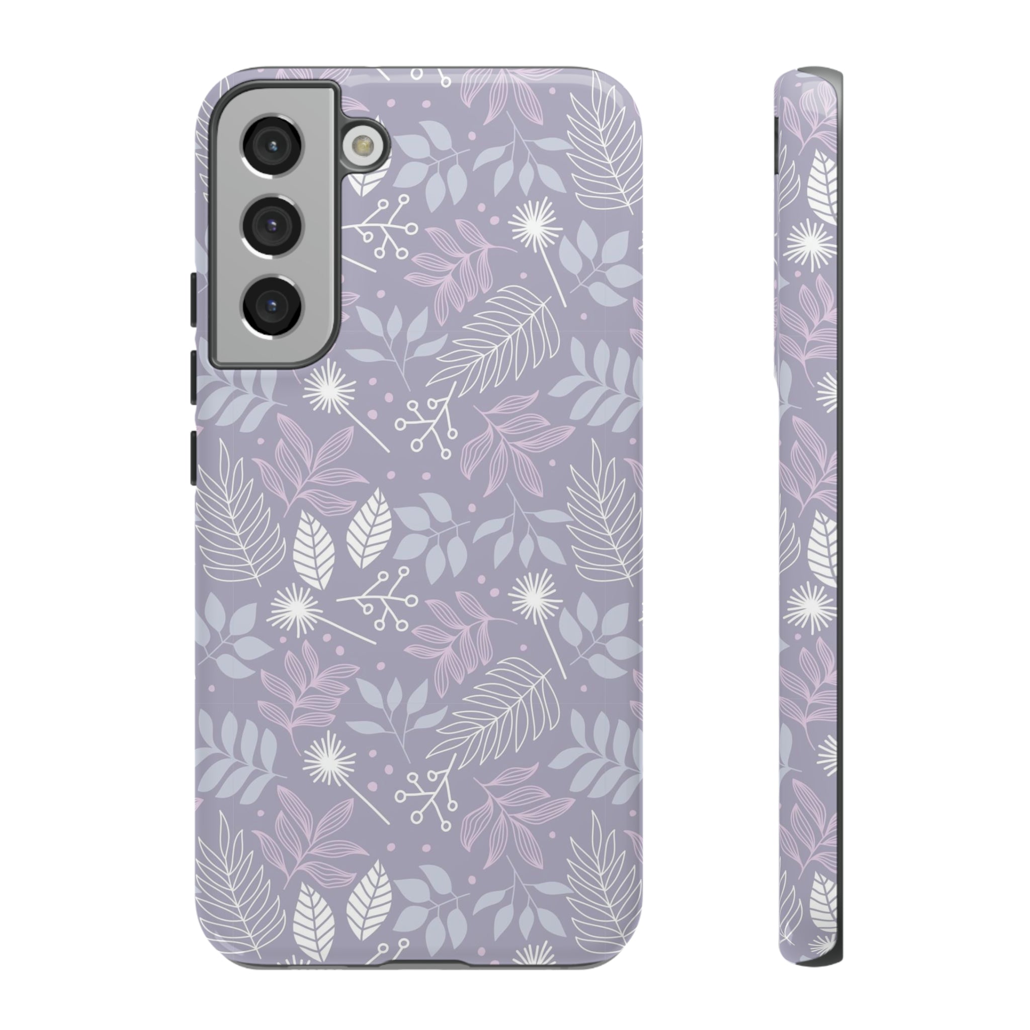 Purple Mona Leaf - Protective Phone Case