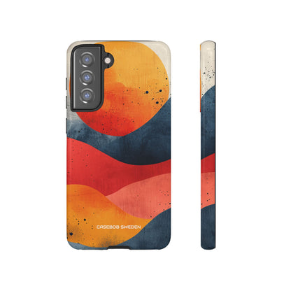 Sunburst Waves - Tough Samsung S21 Phone Case