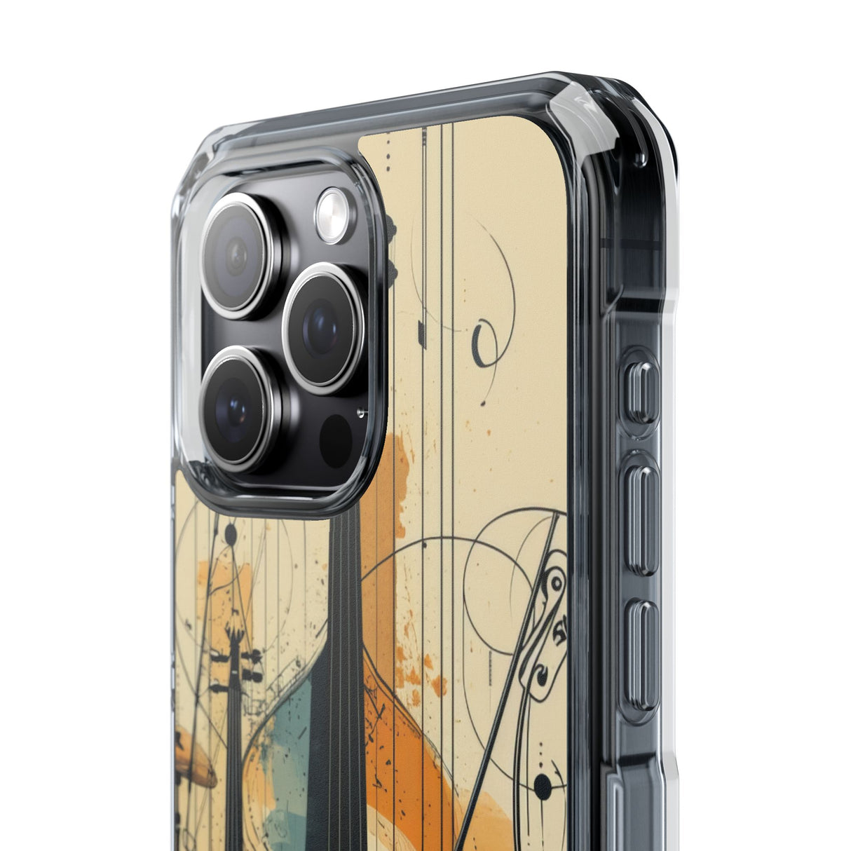 Strings in Motion - Phone Case for iPhone (Clear Impact - Magnetic)