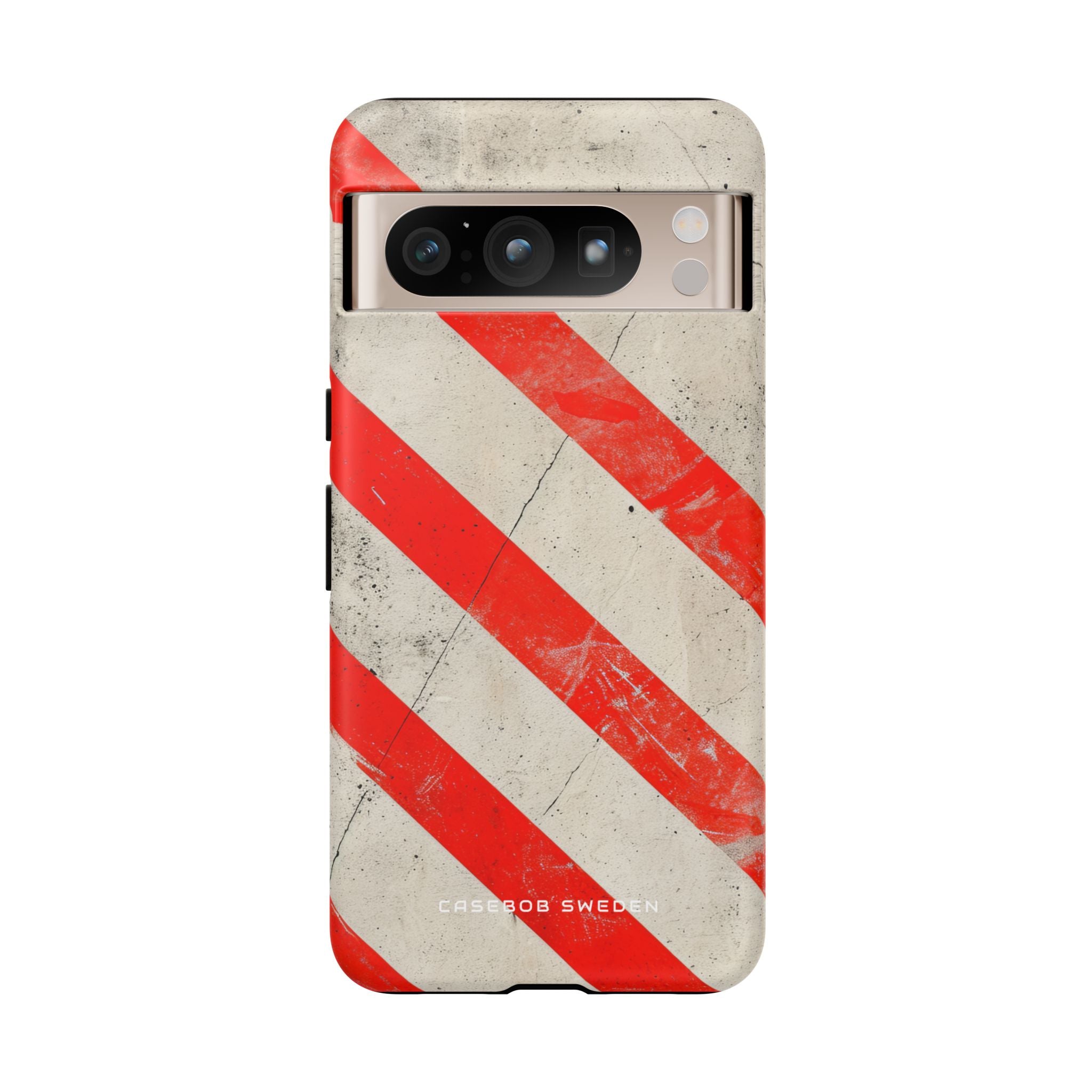 Striker Crimson Stripes Google Pixel 8 - Tough Phone Case