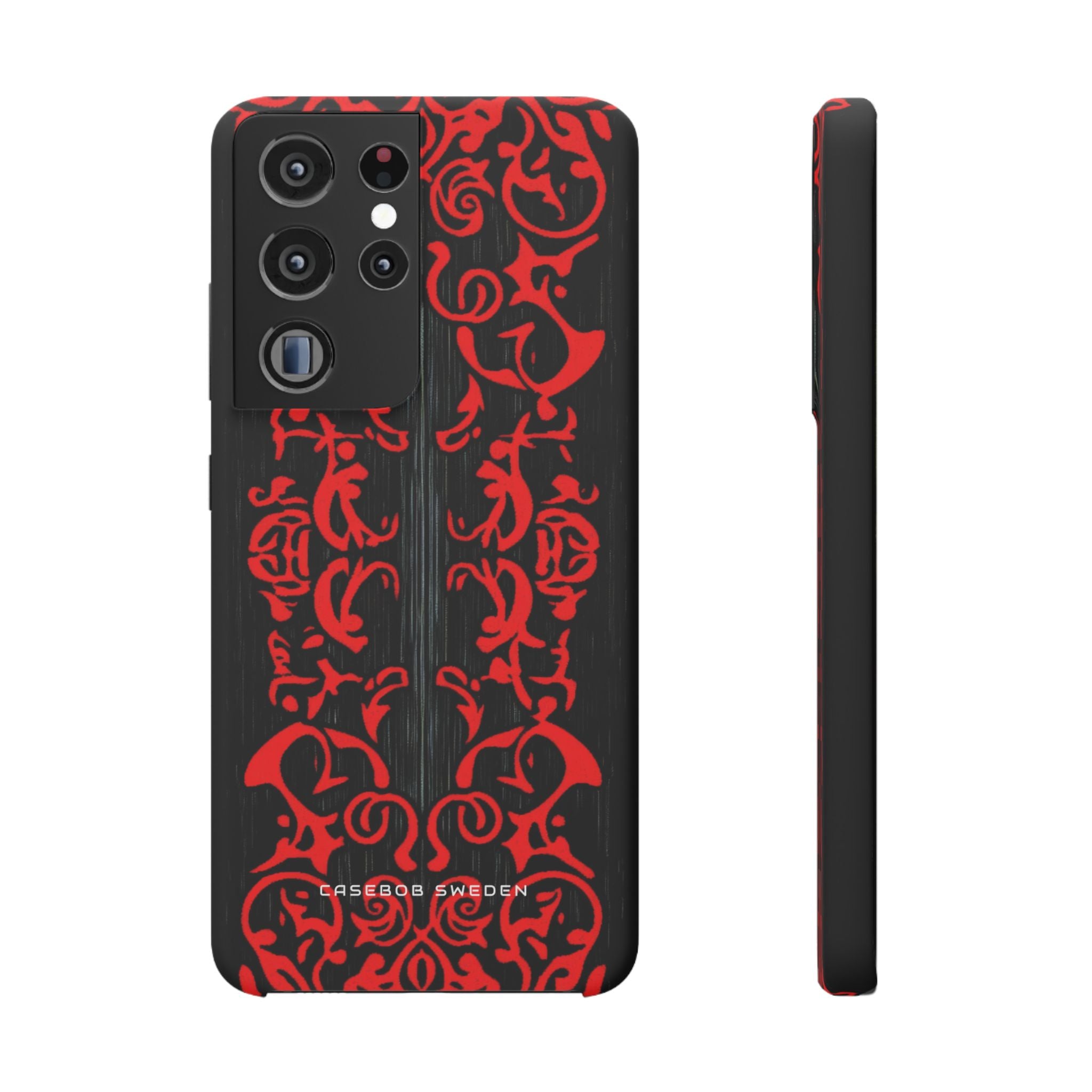 Gothic Crimson Symmetry Samsung S21 - Slim Phone Case