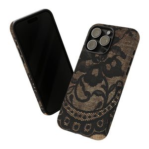 Broomrose Gothic Flower - Protective Phone Case