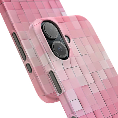 Gradient Pink Mosaic iPhone 16 - Slim Phone Case