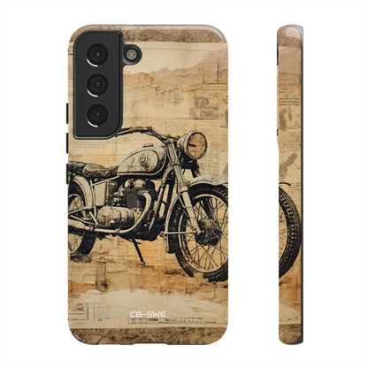 Vintage Motorcycle Collage - Samsung Case