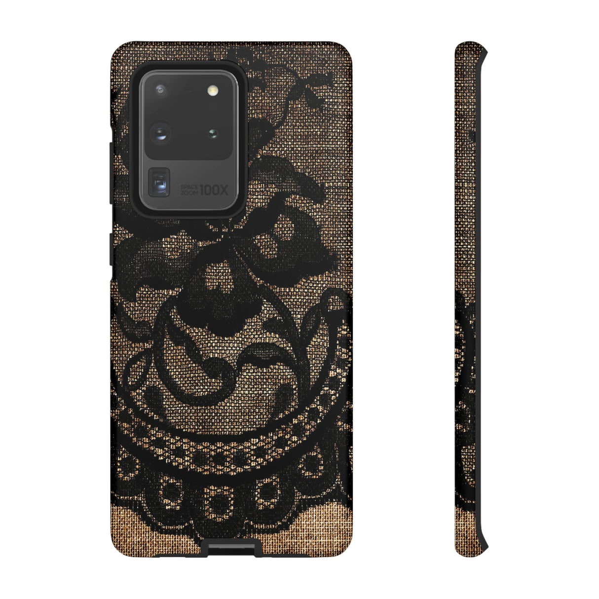 Broomrose Gothic Flower - Protective Phone Case