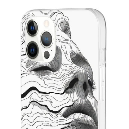 Topographic Serenity | Flexible Phone Case for iPhone