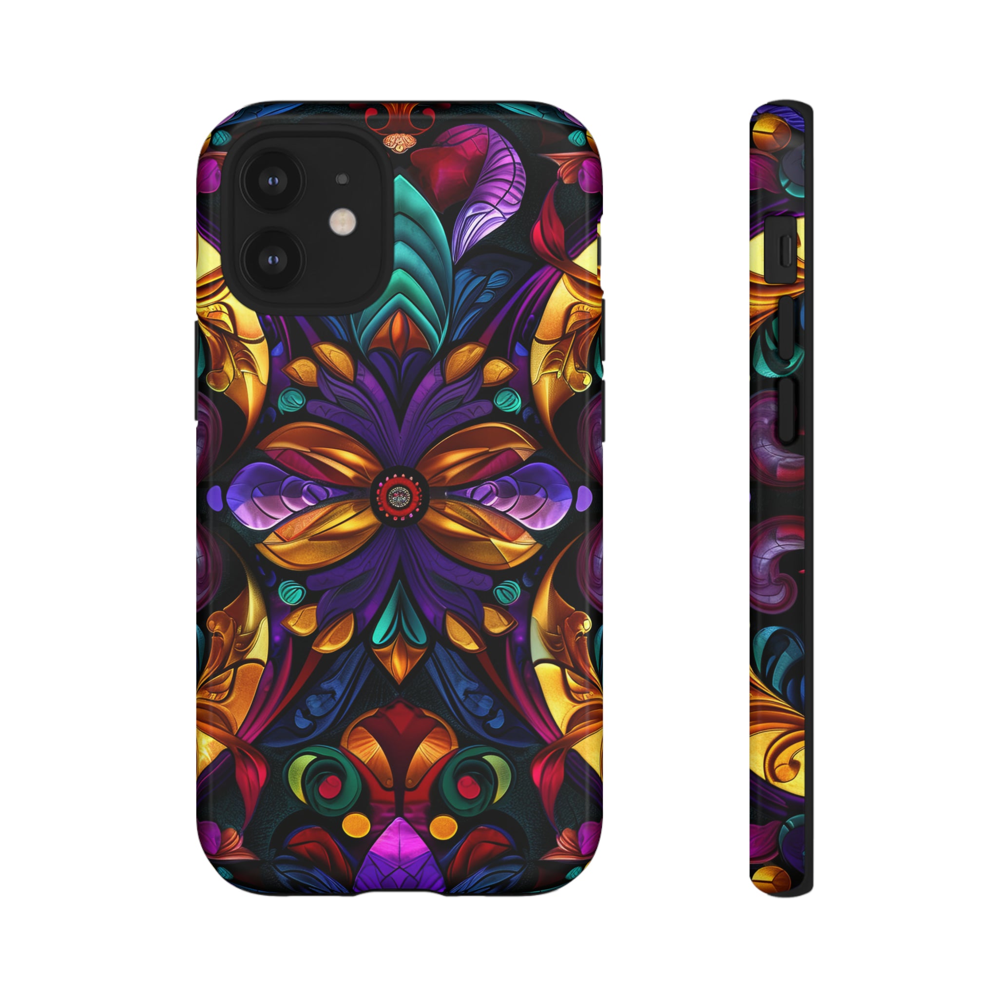 Gothic Stained Glass Majesty - Protective Phone Case