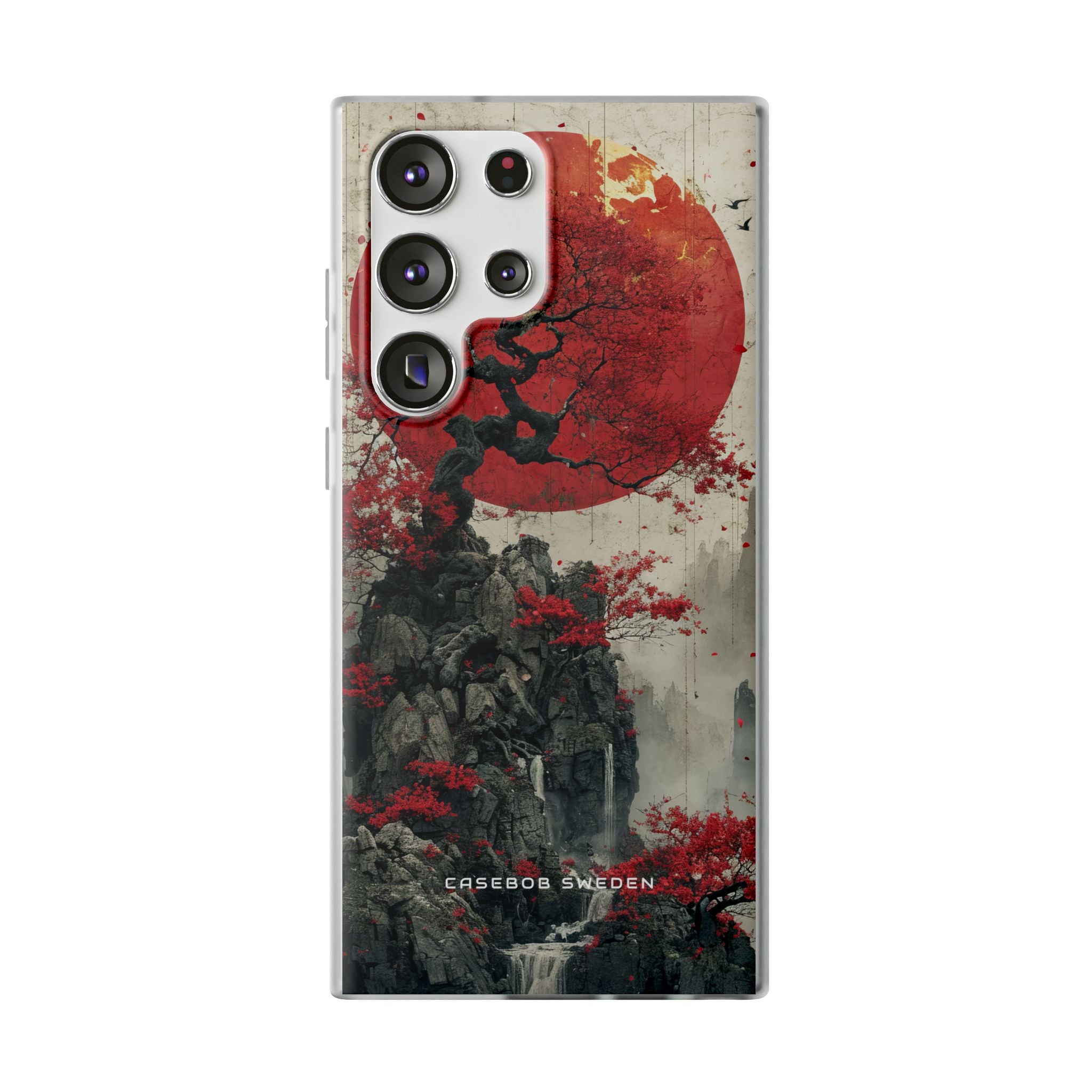 Zen Serenity in Red Harmony Samsung S23 - Flexi Phone Case