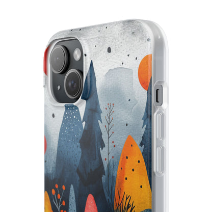 Whimsical Nature - Flexi iPhone 15 Phone Case