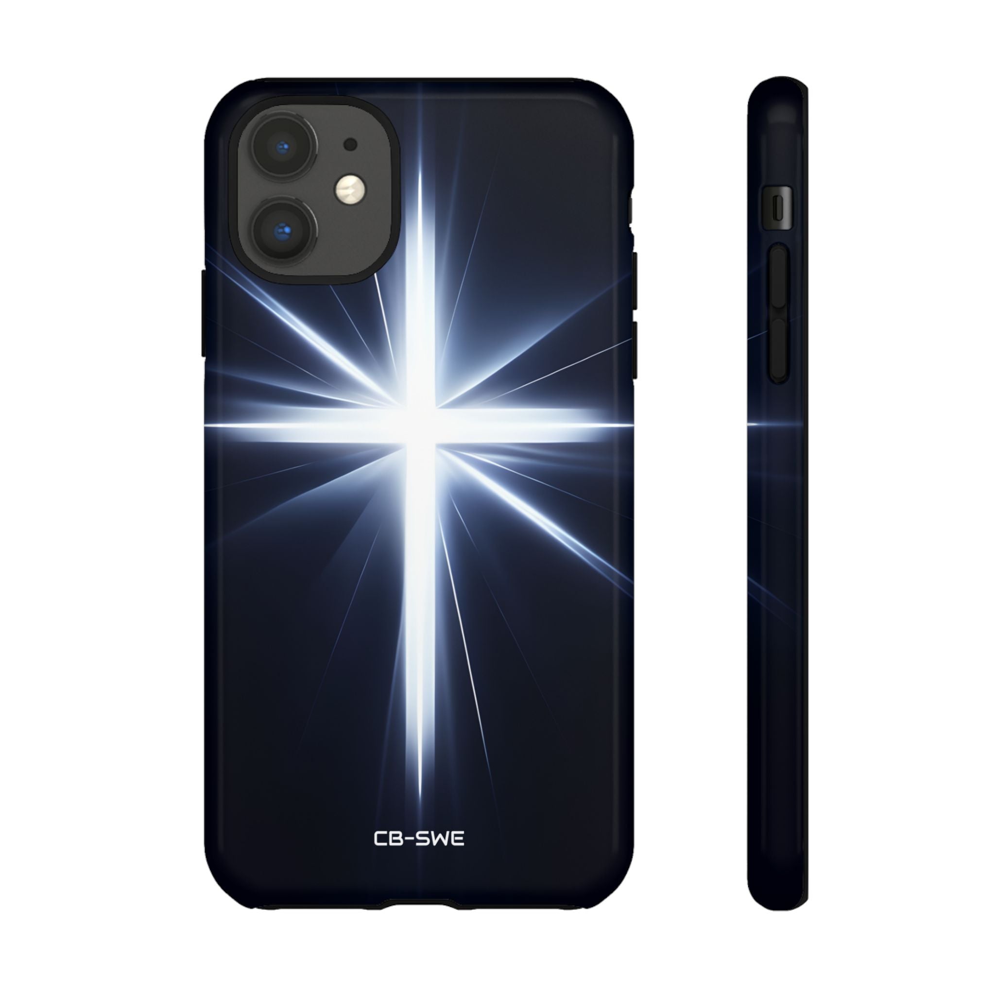 Luminous Cross Radiance - iPhone Case