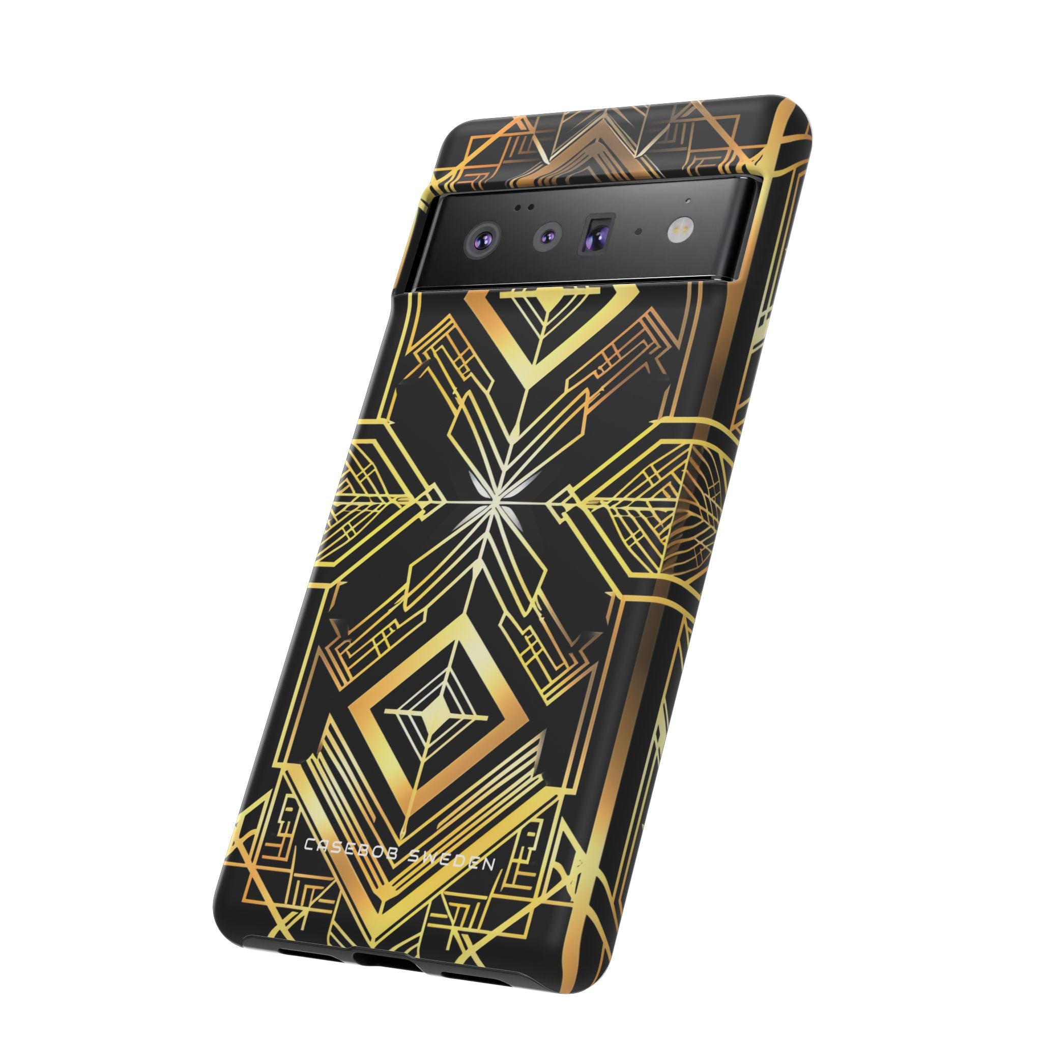 Golden Geometric Opulence Google Pixel 6 - Tough Phone Case