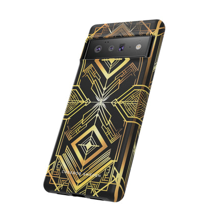 Golden Geometric Opulence Google Pixel 6 - Tough Phone Case