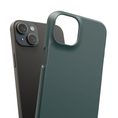 Dark Slate Gray iPhone 15 - Slim Phone Case