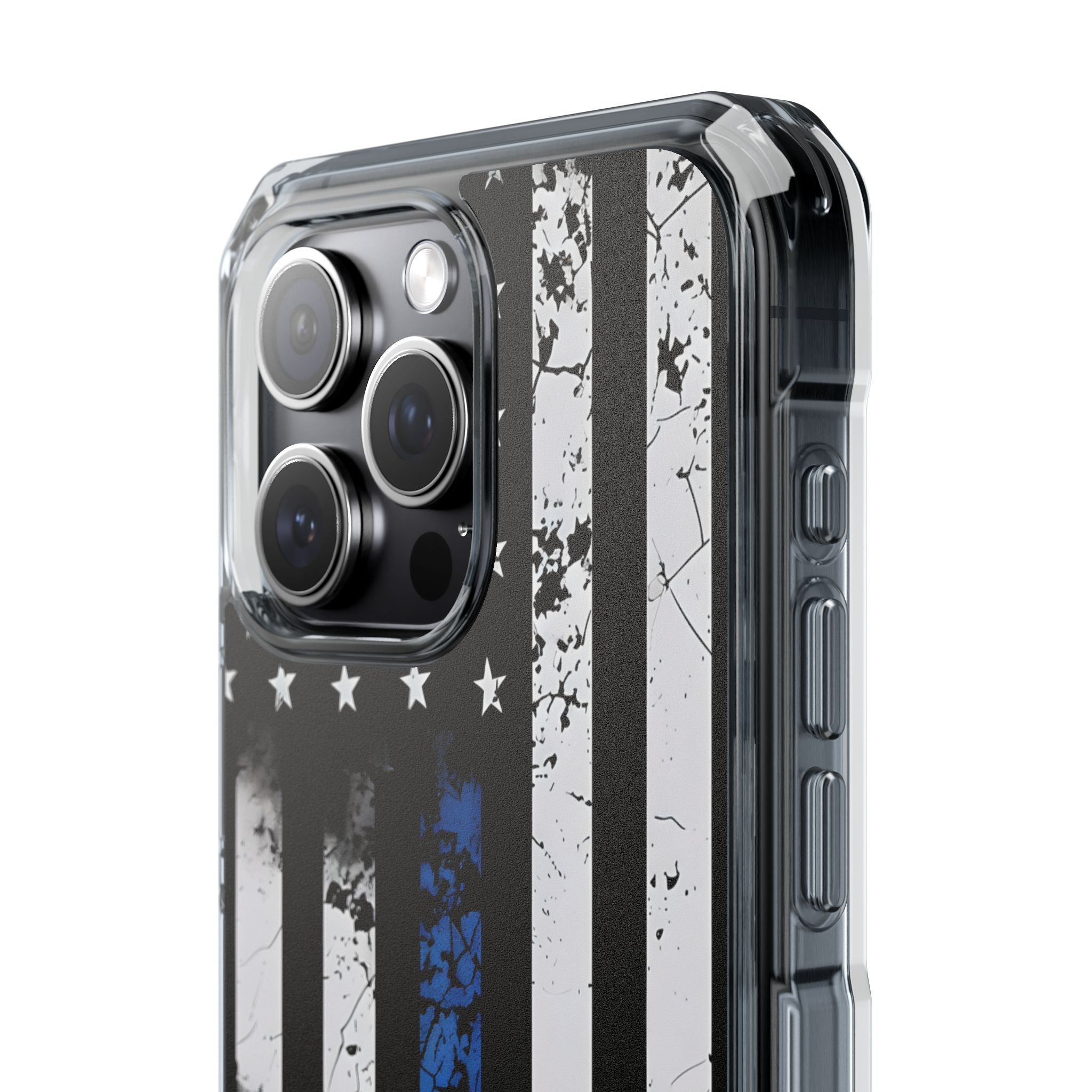 Blue Stripe Flag iPhone 15 Pro Max Case - Impact