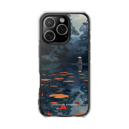 Tranquil Lotus Reflections iPhone 16 - Clear Impact Phone Case