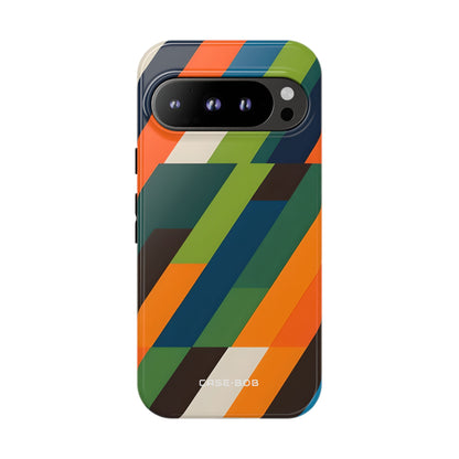 Diagonal Blaze Google Pixel 9 Pro Case - Tough