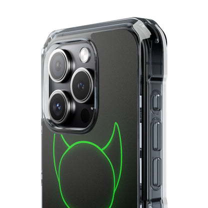 Neon Horned Glow iPhone 15 Pro Case - Impact