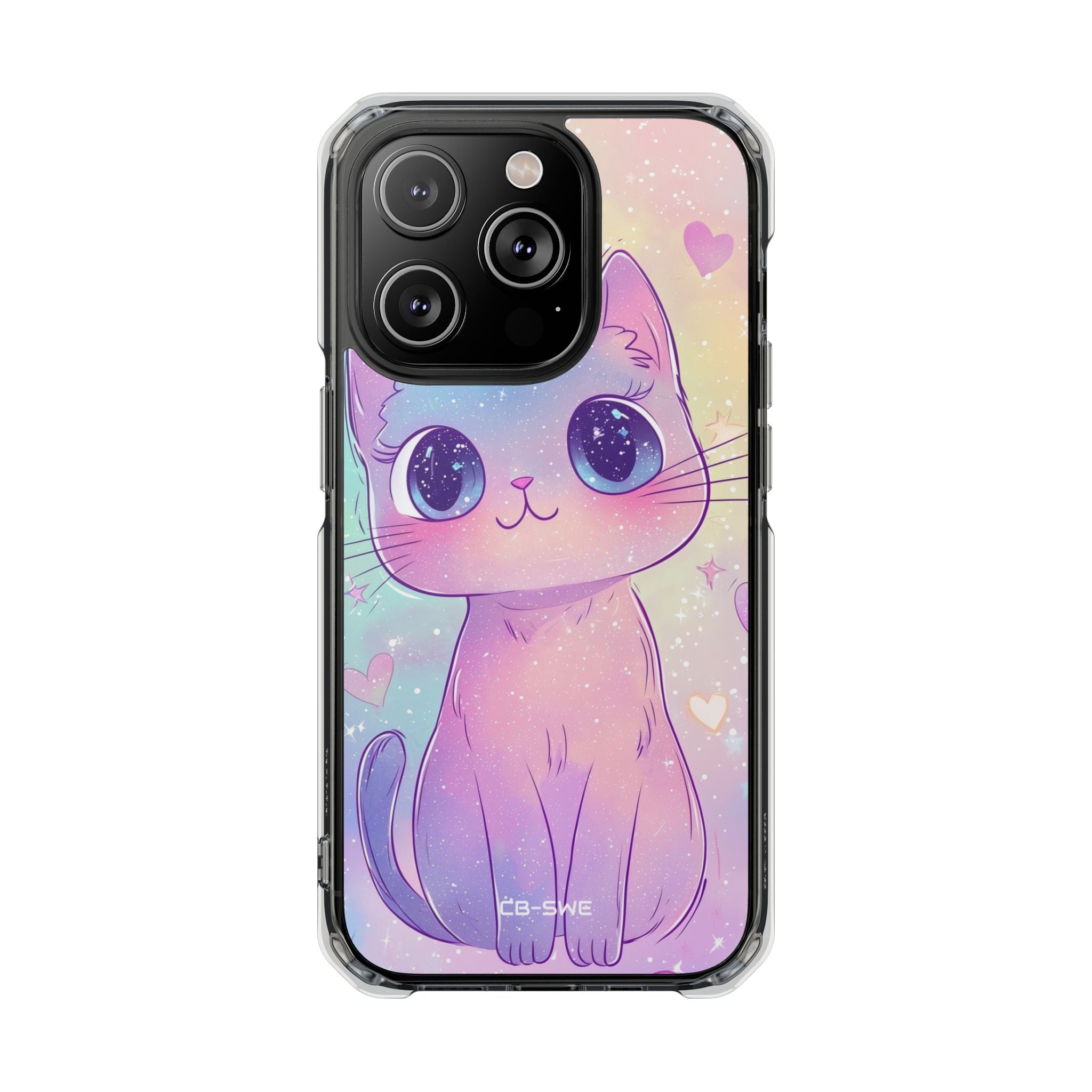 Sparkling Cat Smiles iPhone Case - Impact