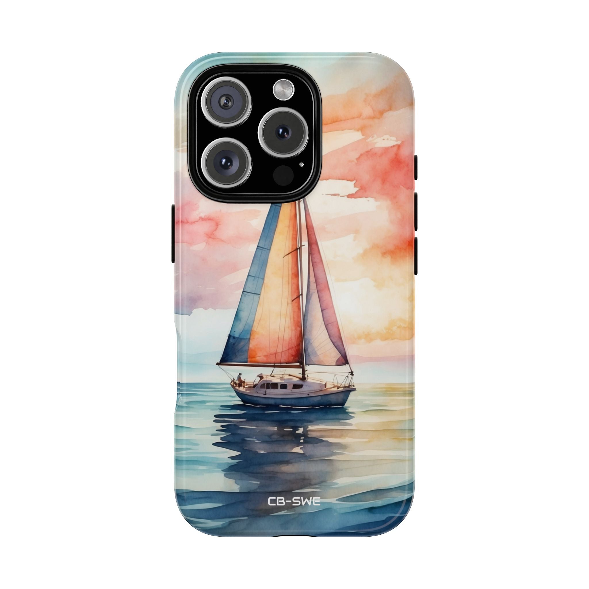 Sailboat Glides Calm - iPhone Case