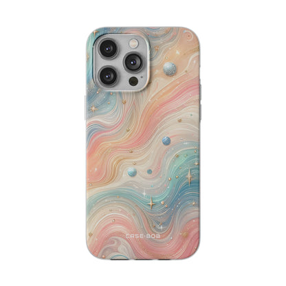 Iridescent Swirls iPhone 14 Pro Max Case - Soft