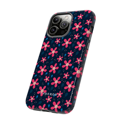 Pink Flower Pattern - Protective Phone Case