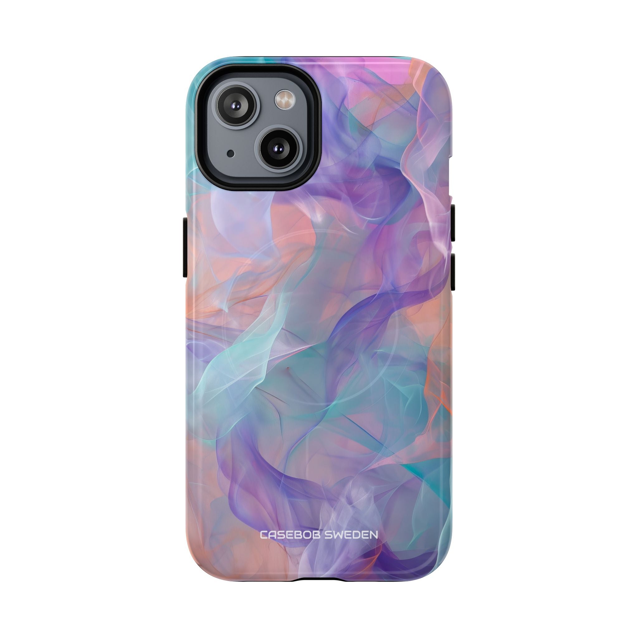 Dreamy Teal Flow - Tough + MagSafe® iPhone 14 Phone Case