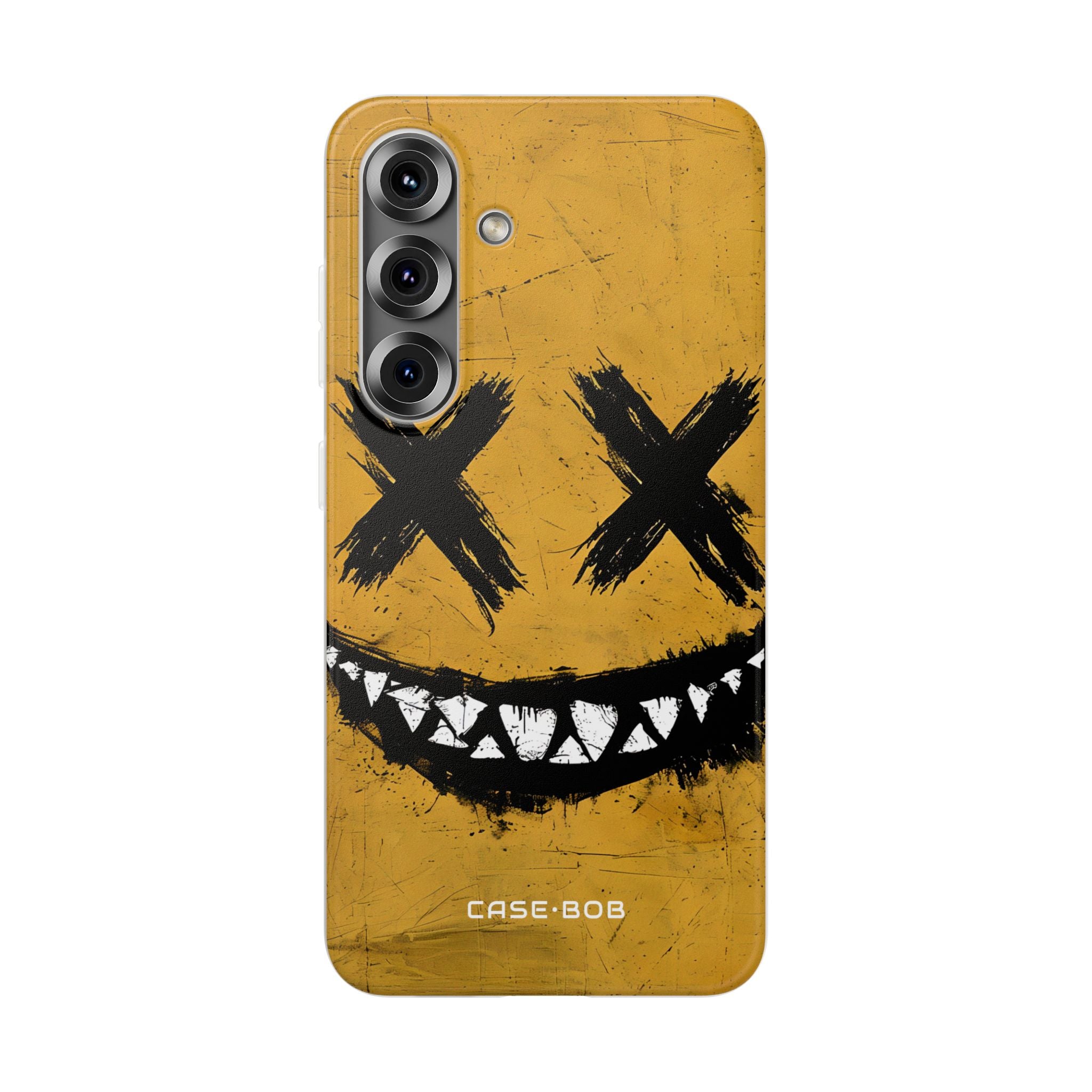 Jagged Smile Yellow Samsung S25 Plus Case - Soft