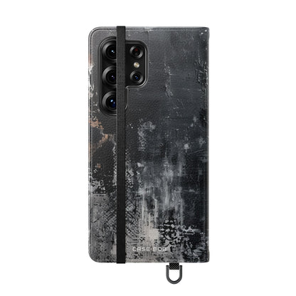 Midnight Brushstroke - Samsung S25 Ultra Case - Lompakkokotelo