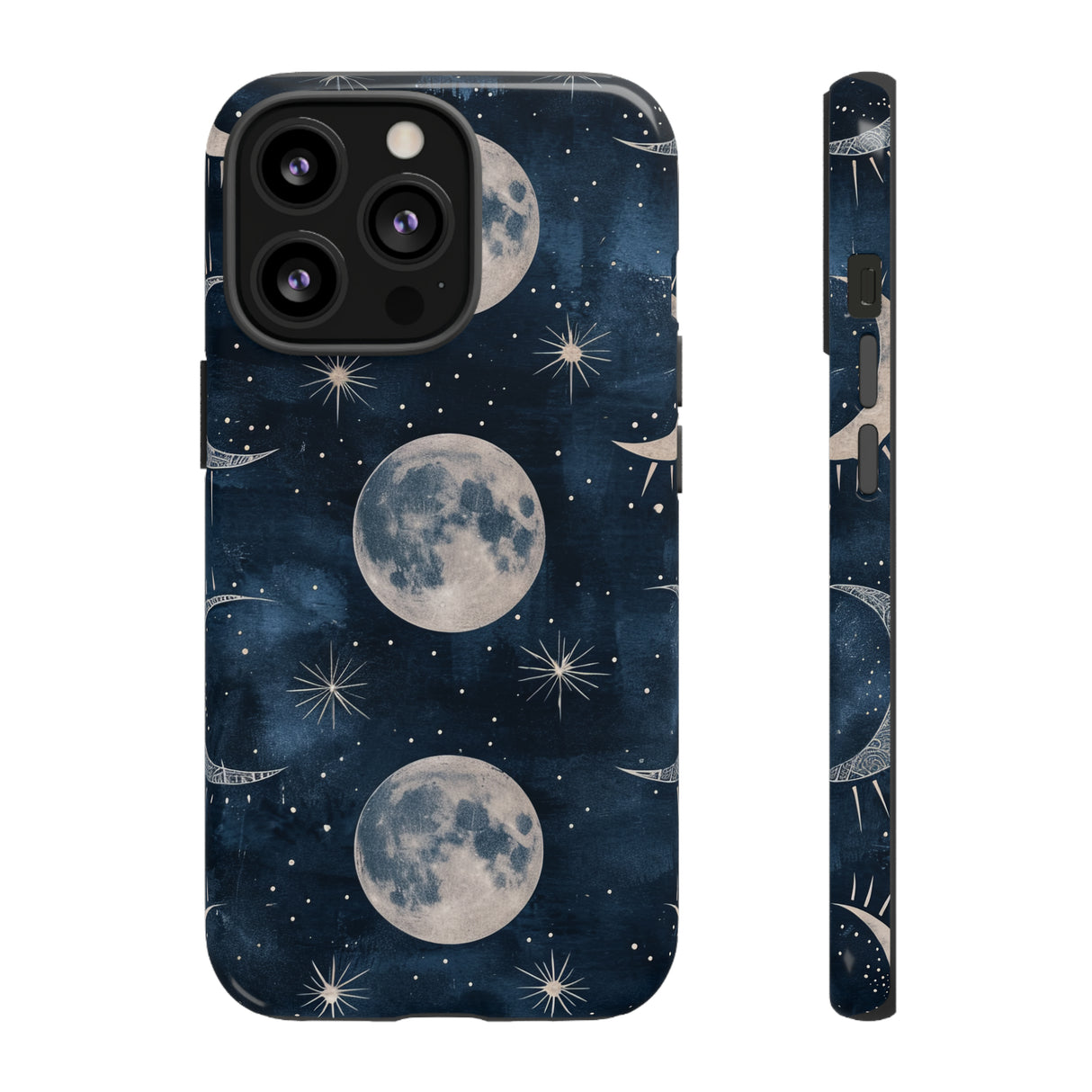 Lunar Phases Serenity - Protective Phone Case