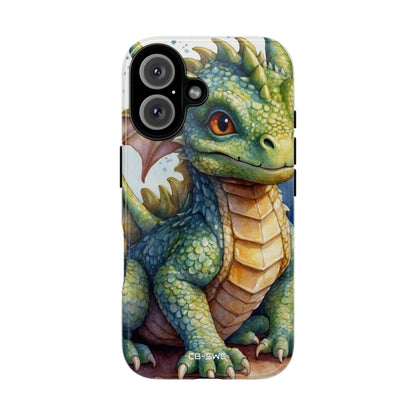 Green Dragon Smiles - iPhone Case