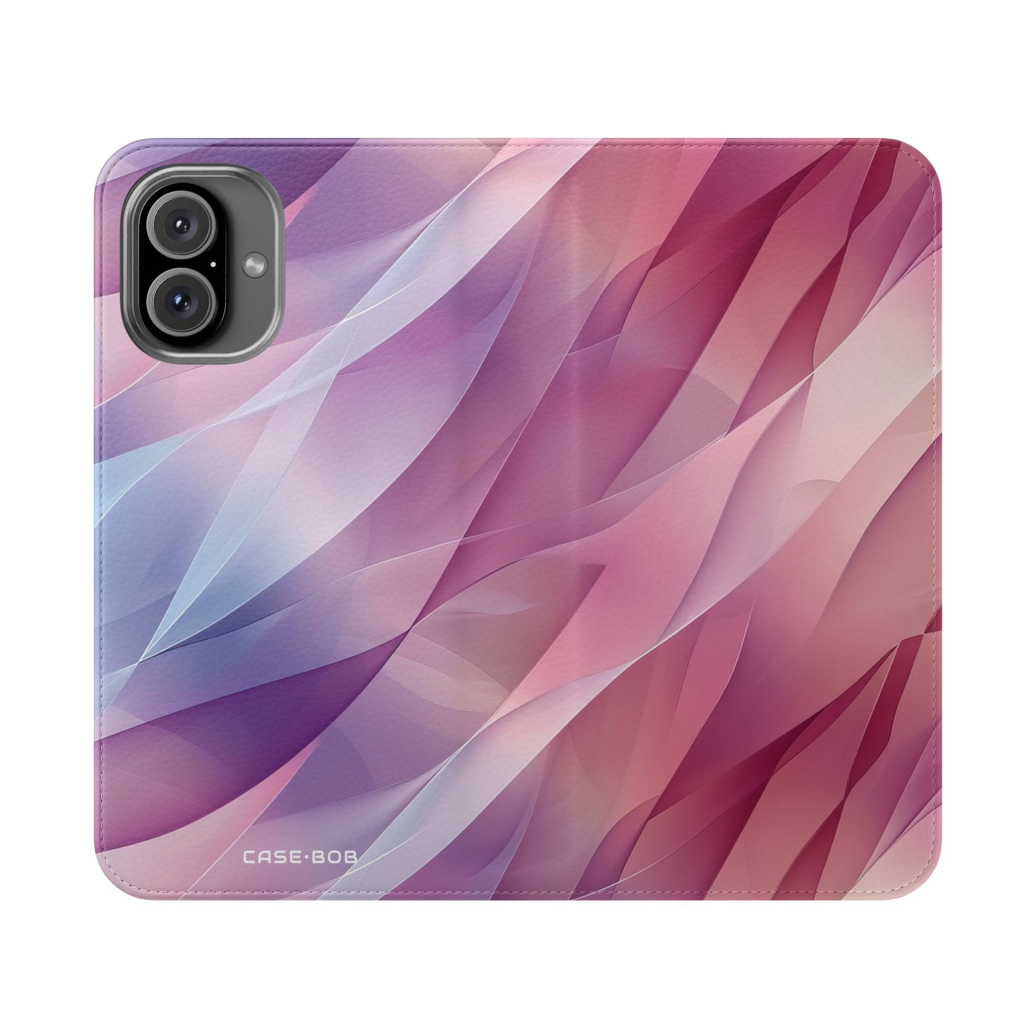 Pink Leafwave - iPhone 16 Plus -kotelo - Lompakko