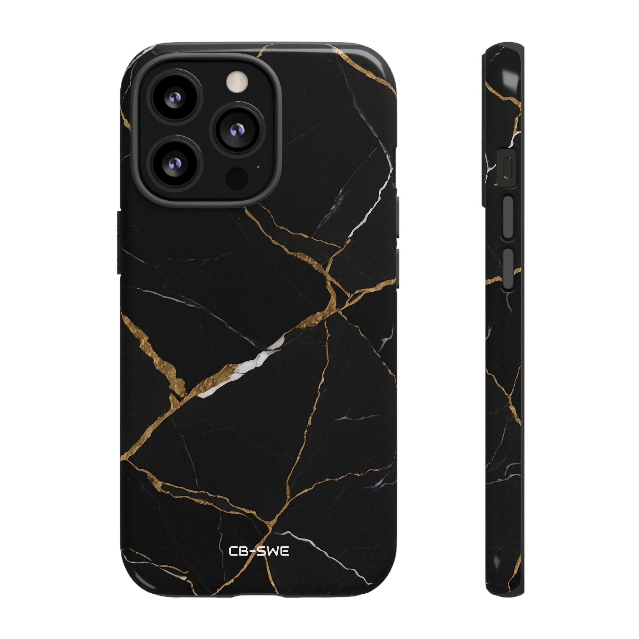 Golden Veins Emerge - iPhone Case