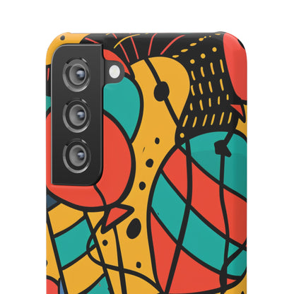 Playful Lines in Motion Samsung S21 - Slim Phone Case