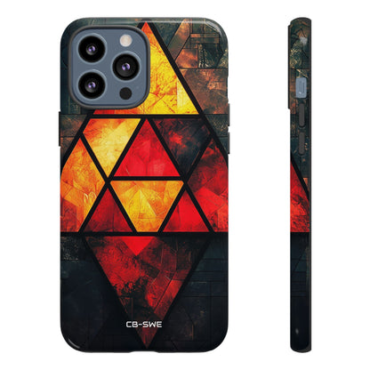 Triangles Illuminate Warmth - iPhone Case