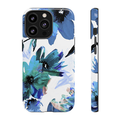 Blue Blossom Radiance iPhone 13 Pro Case - Tough