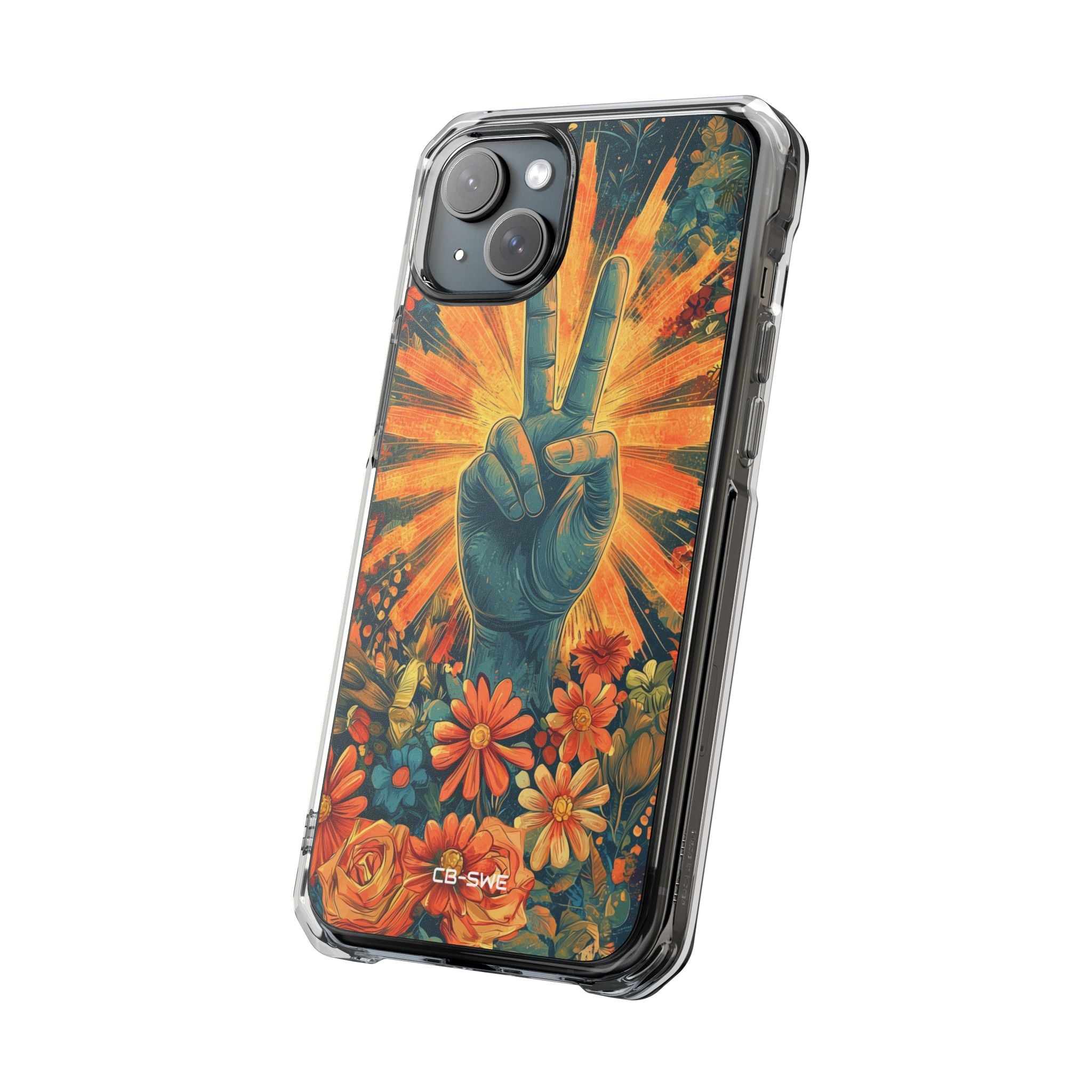 Flowers Embrace Peace iPhone Case - Impact