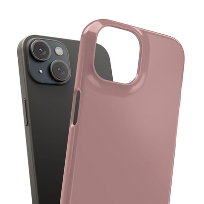 Rosy Brown iPhone 15 - Slim Phone Case