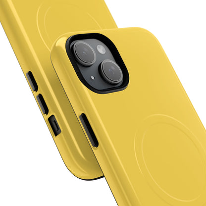 Mustard Yellow - Tough + MagSafe® iPhone 15 Phone Case