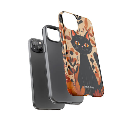 Black Cat Glow iPhone 14 Plus Case - Tough