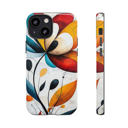 Vibrant Floral Symphony - iPhone Case