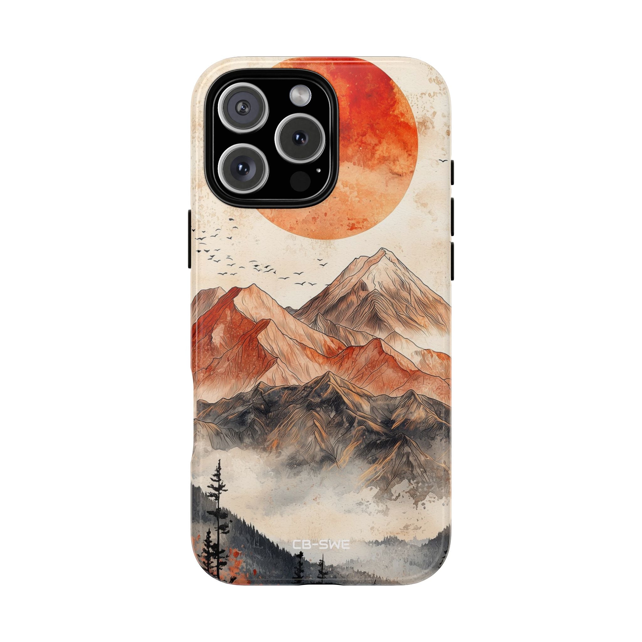Mountains Greet Sun - iPhone Case