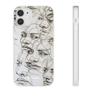 Ethereal Faces | Flexible Phone Case for iPhone