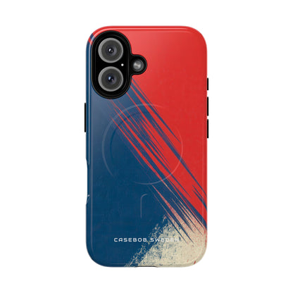 Vintage Brushstroke Harmony iPhone 16 | Tough+ Phone Case