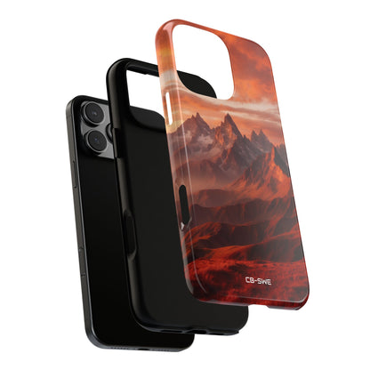 Mountain Peaks Glowing - iPhone Case