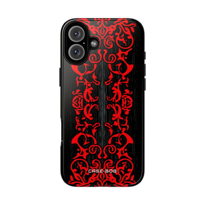 Crimson Orchid iPhone 16 Plus Case - Tough