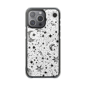 Retro Space Odyssey - Phone Case for iPhone (Clear Impact - Magnetic)